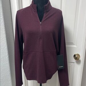 lululemon athletica Men's Half-Zip Pullover - Burgundy